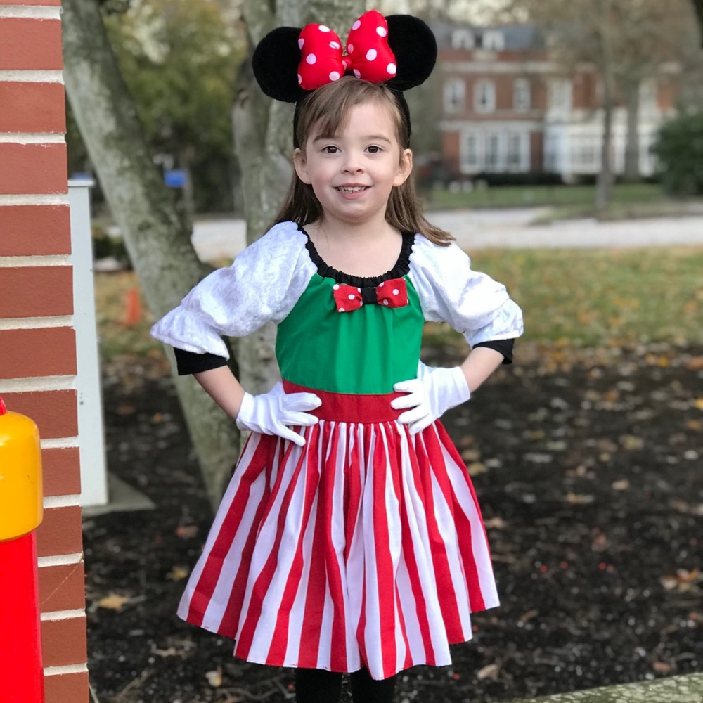 Etsy Handmade Minnie Christmas look alike Dress